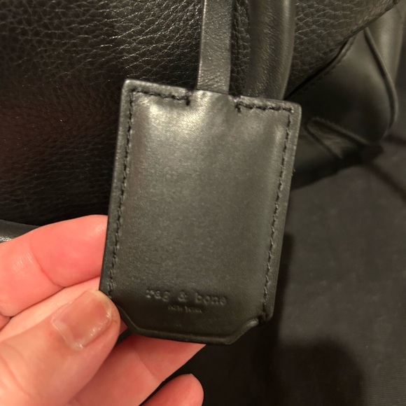 Rag & Bone Black Leather Satchel - Picture 11 of 11